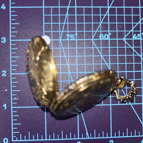 Vintage Quartz Pocket Watch Duck Scene untested Parts Or Repair AS-IS - Picture 13 of 15